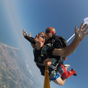 Saut en tandem option Videos à Biarritz avec Air evasion Biarritz Parachutisme