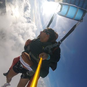 Saut en tandem option Photos et Vidéos à Biarritz avec Air evasion Biarritz Parachutisme